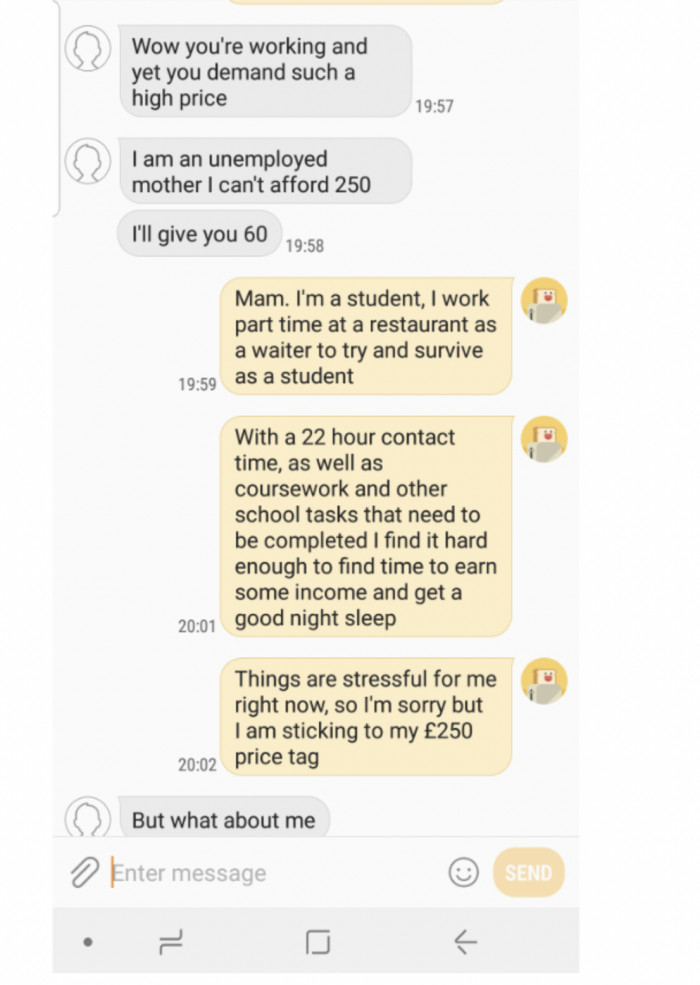 15. She wouldn't let it go because it's only about her 2/4