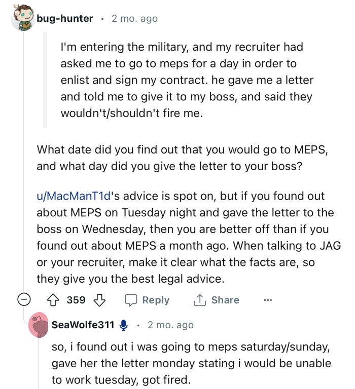 OP needs to make the facts clear if he’s to get the best legal advice on how to pursue this matter