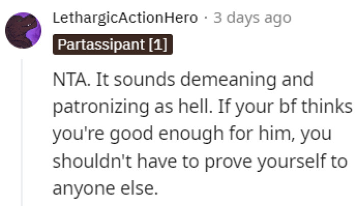 Demeaning and Patronizing