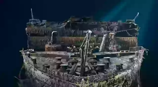 A high-resolution 3D scan of the Titanic.