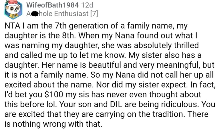 “You Are Excited That They Are Carrying on the Tradition. There Is Nothing Wrong with That.”