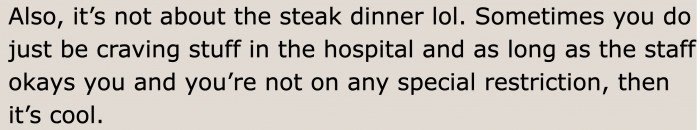 Better ask the doctor before eating something.