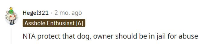 Luna's safety is the top priority, and anyone who abuses animals should face legal consequences, not get them back.