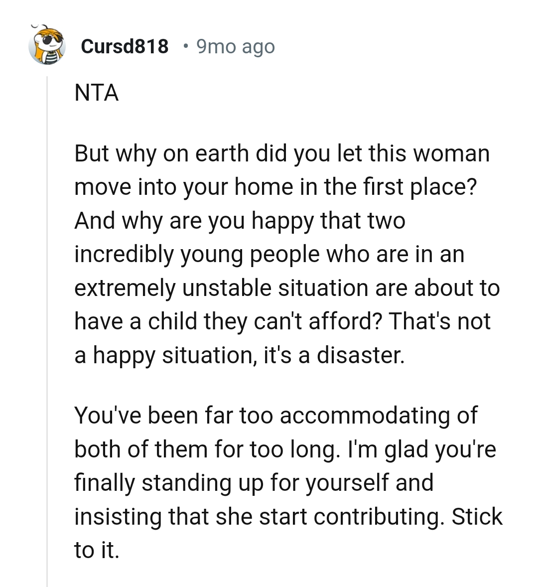 It is not a happy situation but a disaster