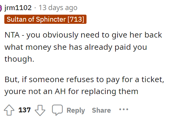 She's already said that she was going to do this, though.