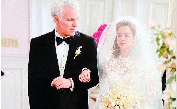 3. The heartwarming comedy classic 'Father of the Bride' starring Steve Martin, Diane Keaton, and Kimberly Williams