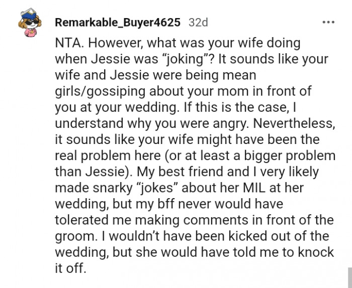 It sounds like your wife might be the real problem.