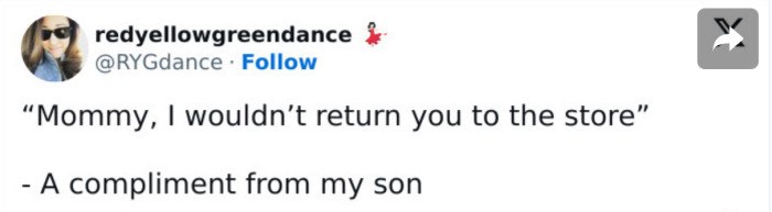 12. A good example of how kids give compliments