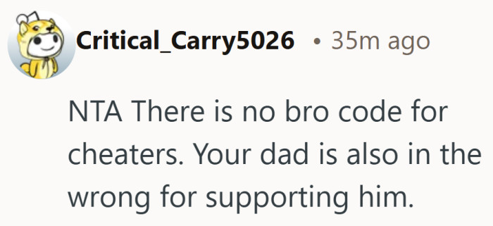 Loyalty starts to look different when someone else is the one getting hurt.