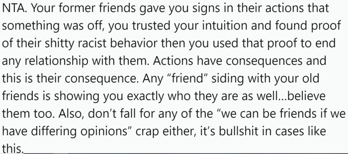 They gave OP signs in their actions that something was off