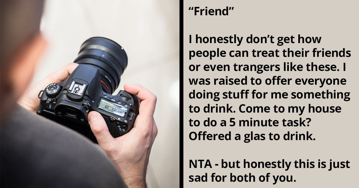 Hungry Photographer Deletes Friend's Wedding Photos After He Refused To Let Him Eat And Rest