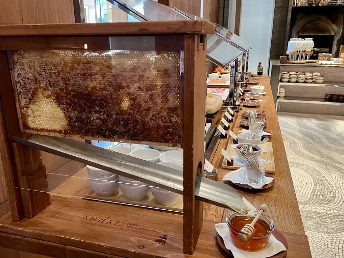 24. Honey Dispenser At A Hotel In Japan