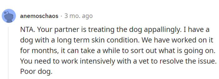 Poor pup deserves better!