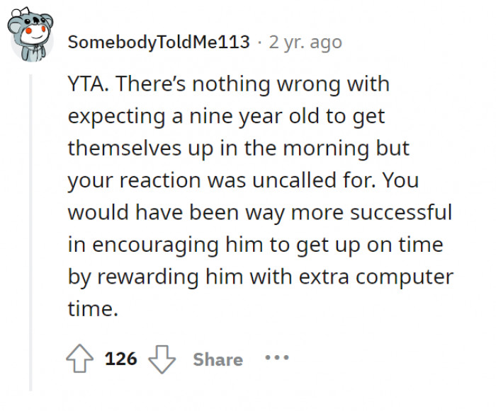 Why hasn’t anyone suggested this to the OP?! A rewards system is way better than a consequence system.