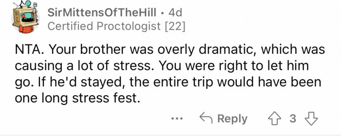 8. Is being 'overly dramatic' an exaggeration? Guess not.