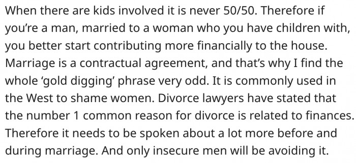 9. Finance is an important topic that should be addressed before marriage.