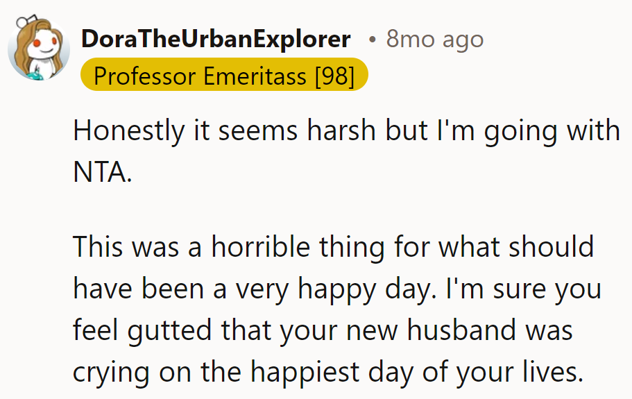 Crying grooms shouldn't be part of the wedding vows. Here's to brighter days ahead!