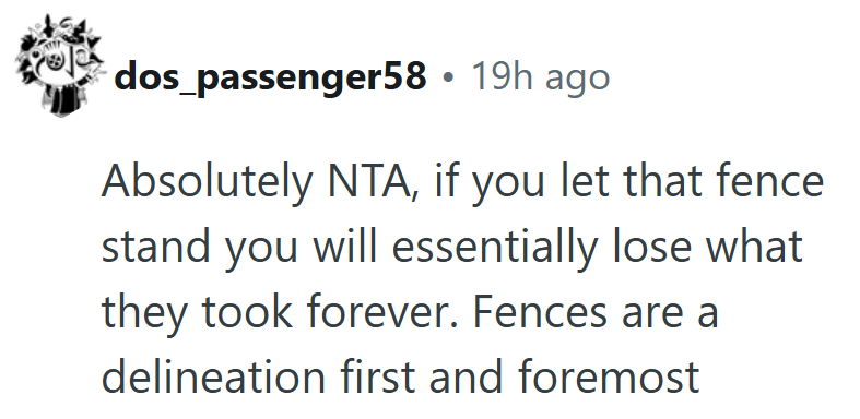 Today it’s a fence. Tomorrow, it’s an accidental land donation.