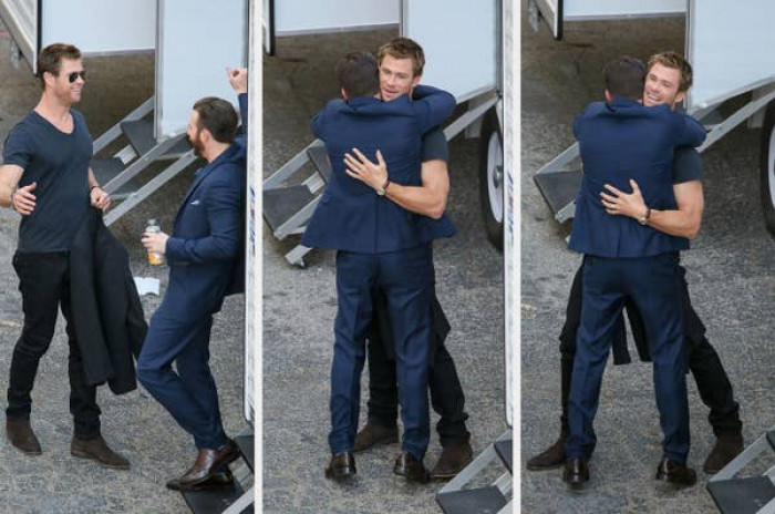 They both have confessed in a variety of interviews to sharing a brotherly bond and in that same Variety interview, Hemsworth also pitched a film idea for the duo to costar in: