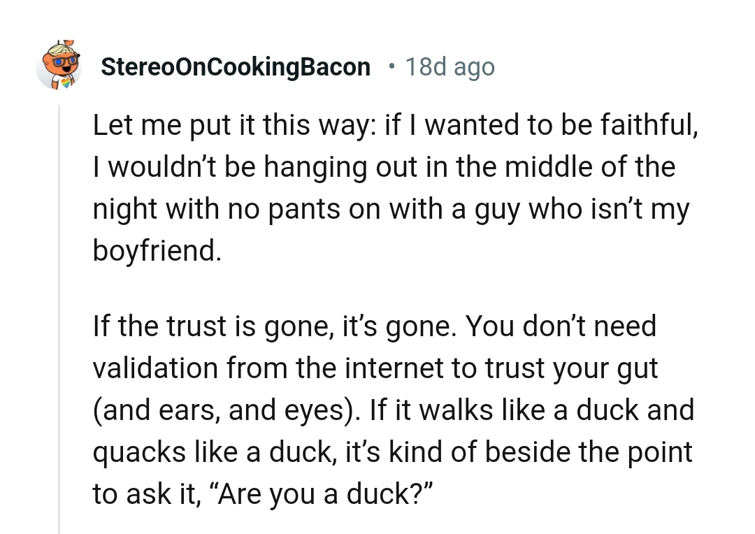 The OP doesn't need anyone's validation