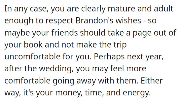 OP's friends should take a page out of his book