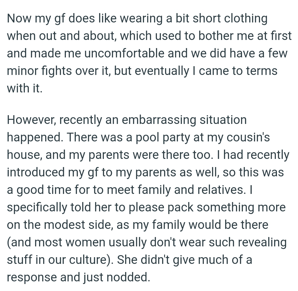There Was a Pool Party at the Cousin's House, and OP's Parents Were There Too