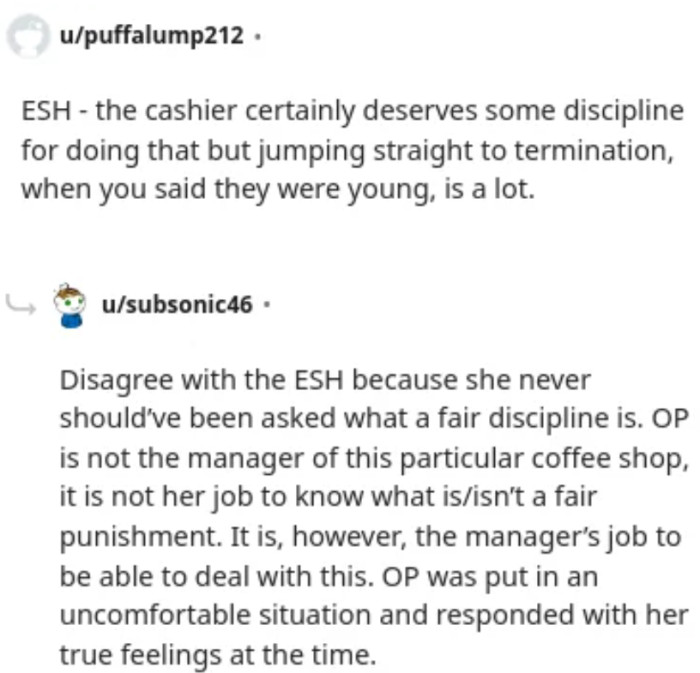 Appropriate Consequences Are Necessary, but Terminating Employment Might Be Too Extreme.