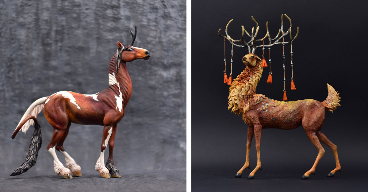 Crafting Magic - 30 Exquisite Polymer Clay Figures Of Mythical Beasts And Animals