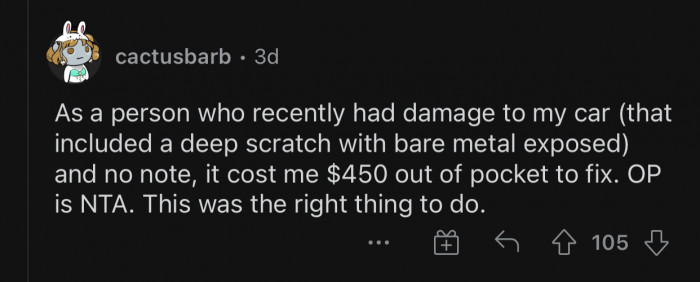 OP did the right thing and saved that person a lot of money.