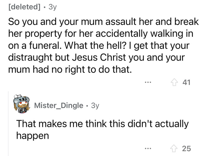 That seems a little extreme, considering it was accidental.