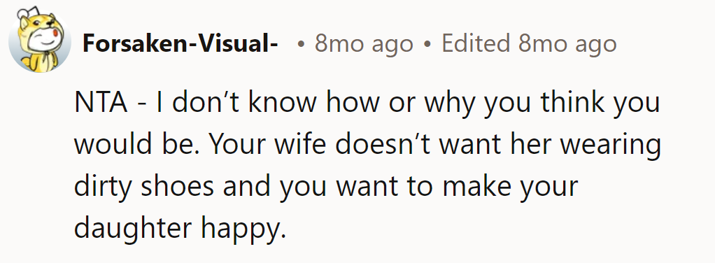 Keeping the peace and the sneakers intact? That's a dad win.