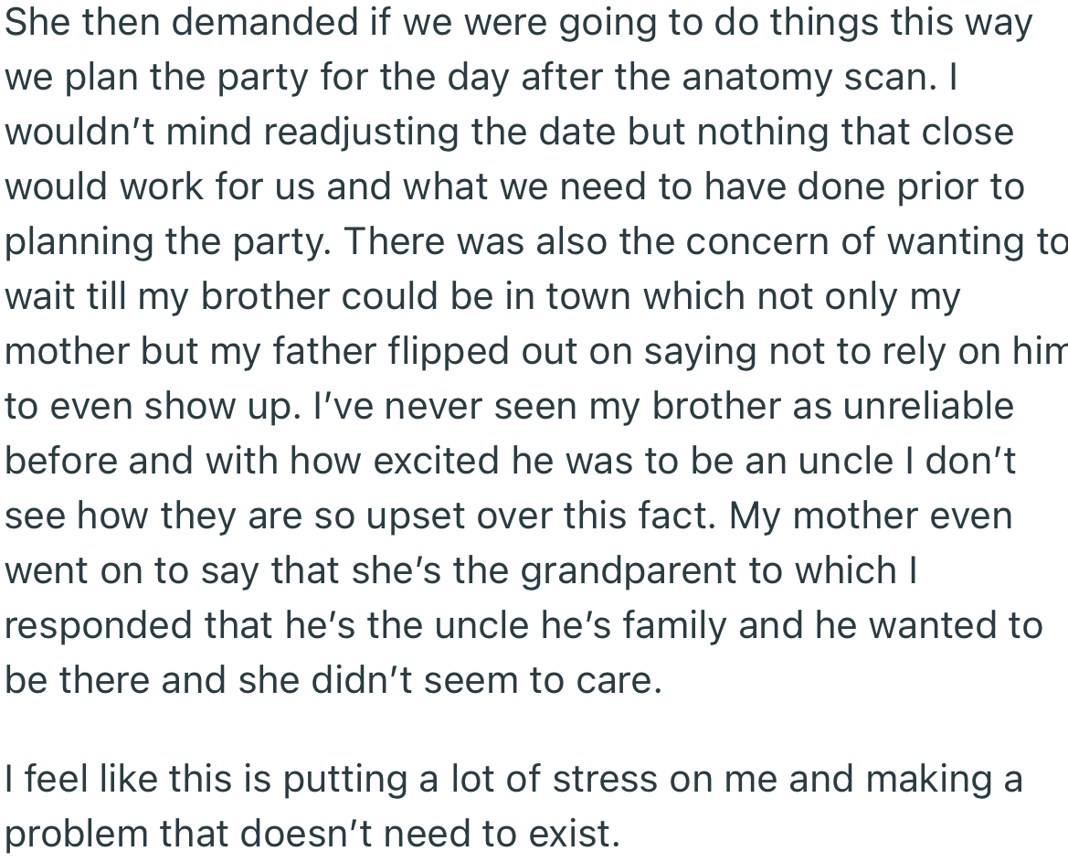 Apparently, both OP and her mom have different ideas for the party. And neither is willing to budge