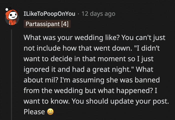 OP did stop her story telling too early. What happened after the police found the earrings?