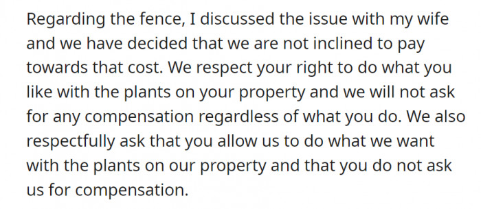 Well, the point of all this is it was their lawn. There’s a point.