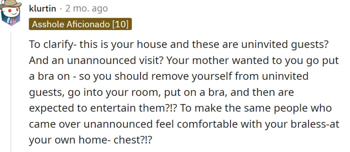 One Redditor was curious about some details: