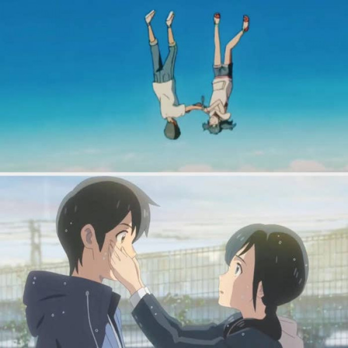 6. Movie Weathering with You - Hina sacrificed herself for the greater good but Hodaka decided to bring her back, dooming Tokyo: