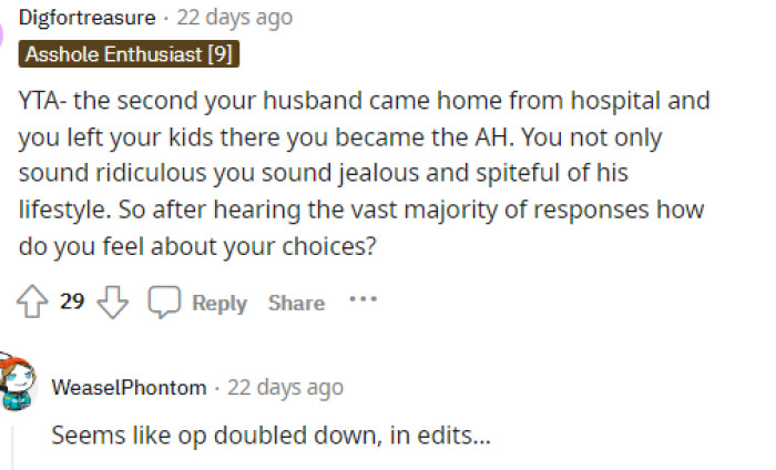 We Do Agree With This Because She Didn't Really Have to Do This and She Could've Picked Them Up Way Earlier Than This.