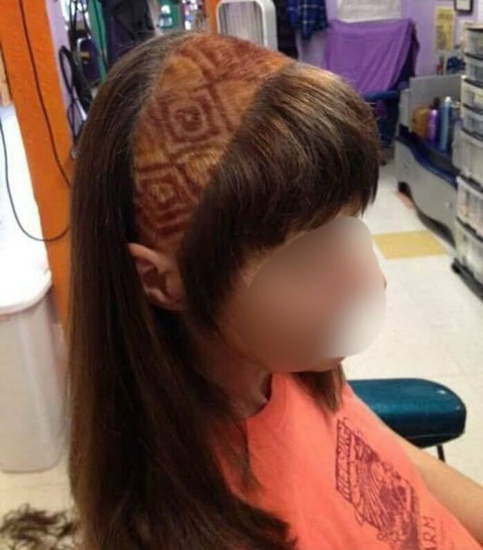 9. Why spend money on a hairband when your stylist can design a permanent one on your head?