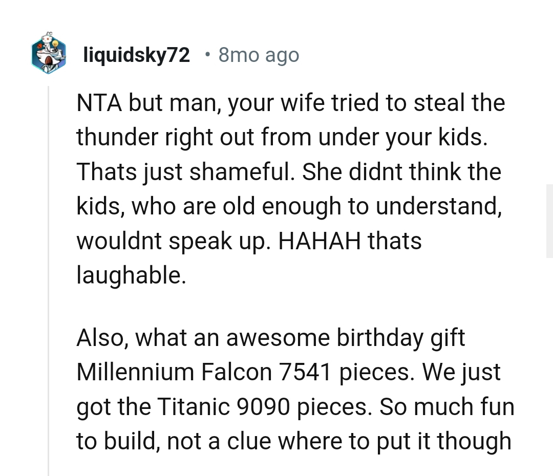 She didn't think the kids would speak up