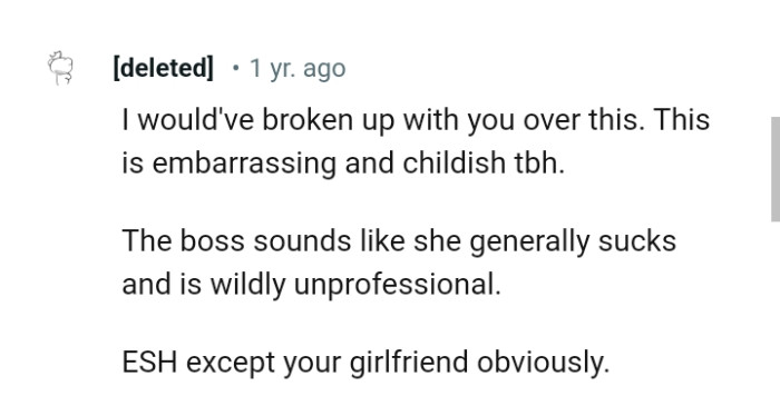 And the comments from other Redditors roll in...