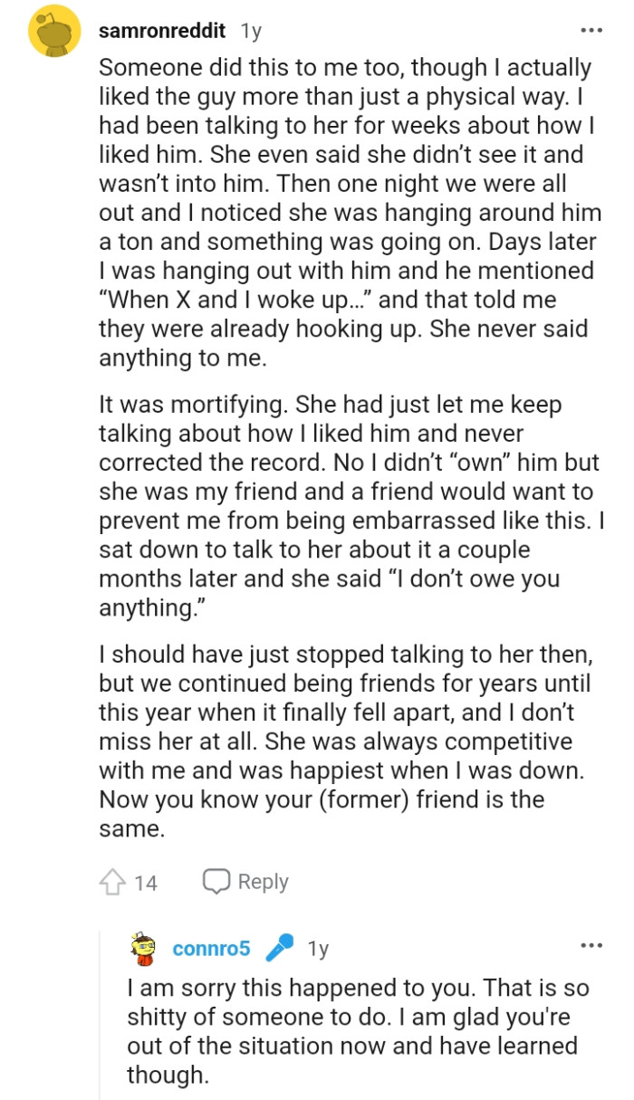 This Redditor shares a similar story