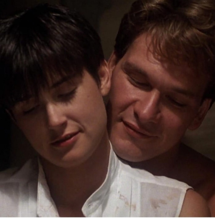 1. The movie 'Ghost' starring Patrick Swayze and Demi Moore