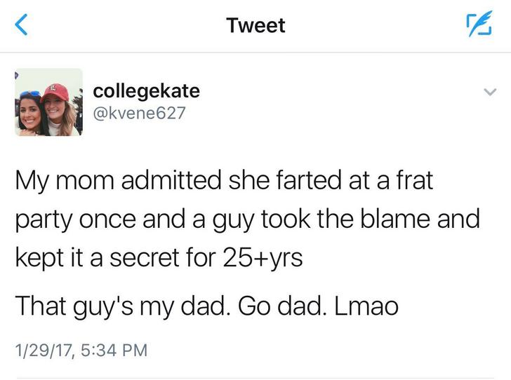 31. My dad is awesome