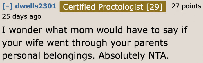 This mom should place herself in her daughter-in-law's shoes.