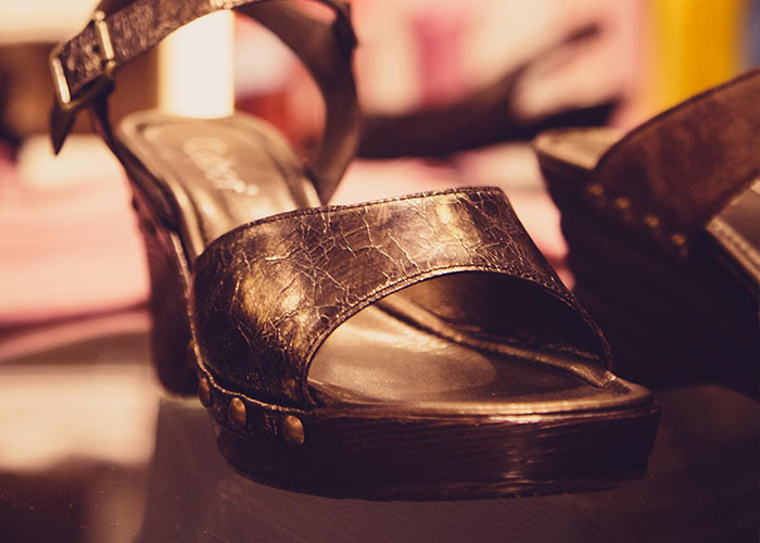 10. Company dress code allows women to wear open-toed shoes, so long as they are leather.