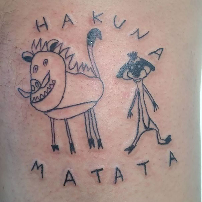 33. Hakuna Matata gone wrong.