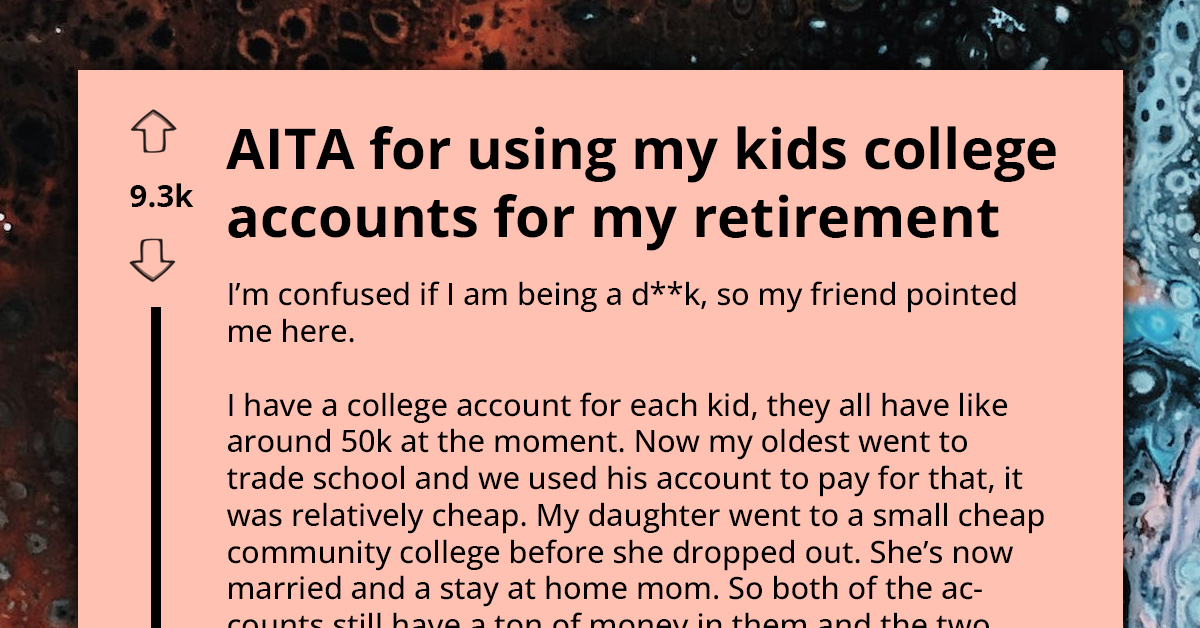 Dad Ponders Early Retirement With Unused College Funds, Kids Claim Their Share
