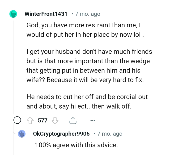 He Needs To Cut Her Off