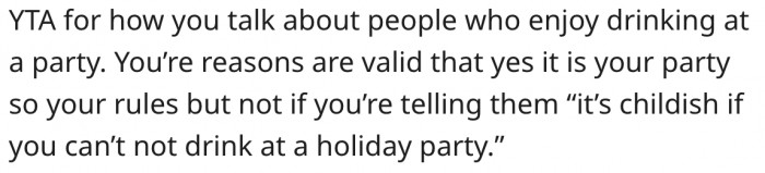 9. She has no right to judge how people celebrate Christmas.