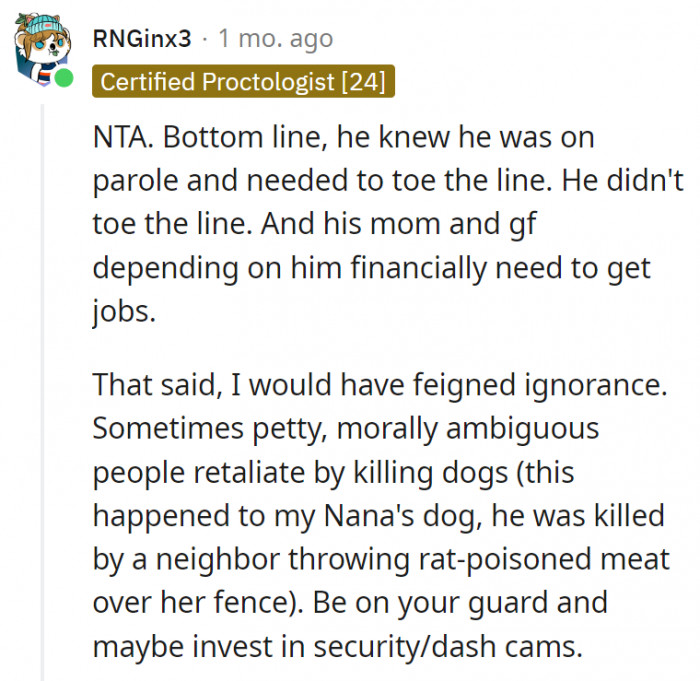 3. He didn't toe the line he needed to be on the safe side.